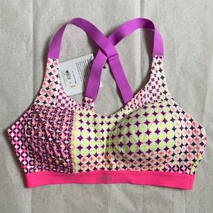 VSX Sport Colorful Adjustable Strap Bra 32C NWT